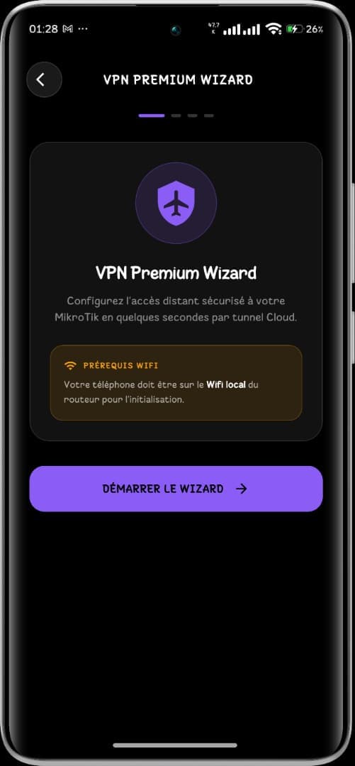 Assistant VPN Premium pour accès distant sécurisé à MikroTik